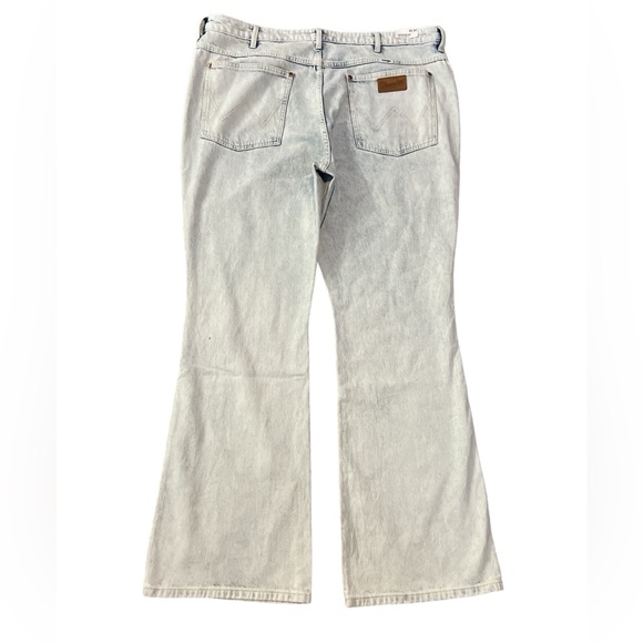 Wrangler Westward 626 High Rise Light Stone Wash Bootcut Jeans Plus Size 35 Nwt - Picture 5 of 9